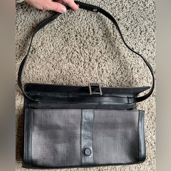 Kenneth Cole Black Leather Clutch - Picture 12 of 13